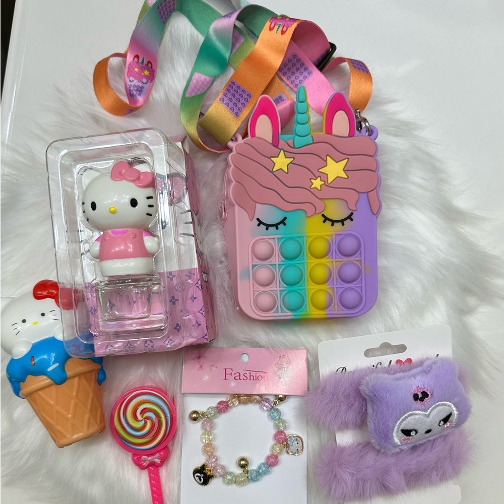 Pink and Purple Dolls & Accessories Set